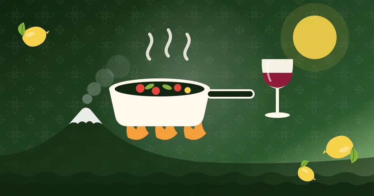 Cooking show and wine tasting