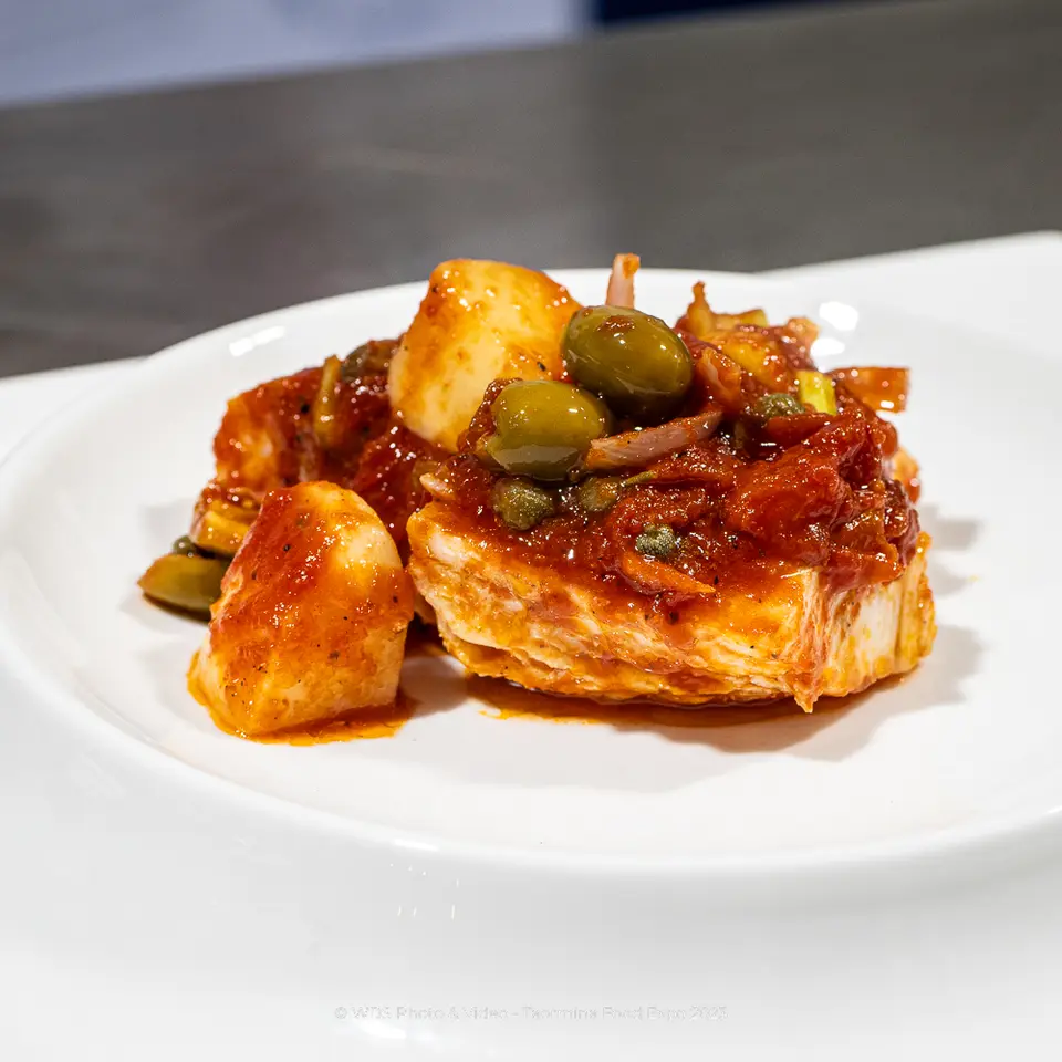 Taormina food expo 2023 - Cooking show - Pesce Stocco alla ghiotta