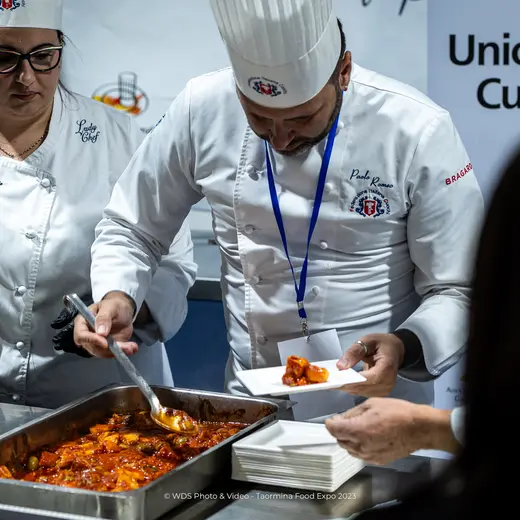 Taormina food expo 2023 - Cooking show - Pesce Stocco alla ghiotta