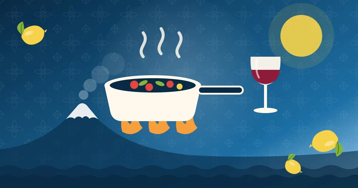 Cooking show and wine tasting