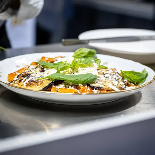 Taormina food expo 2023 - Cooking show - Pasta alla Norma