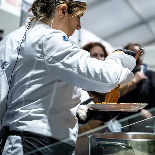 Taormina food expo 2023 - Cooking show - Pasta alla Norma