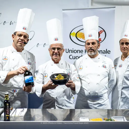 Taormina food expo 2023 - Cooking show - Pasta con le Sarde