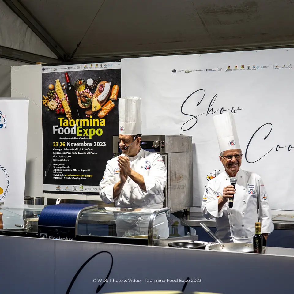 Taormina food expo 2023 - Cooking show - Pasta con le Sarde