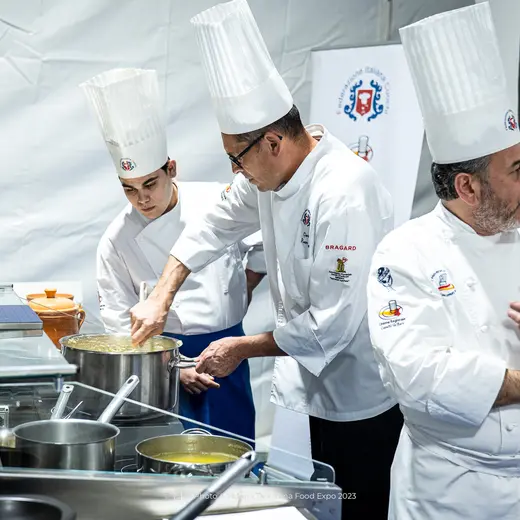 Taormina food expo 2023 - Cooking show - Macco con le fave