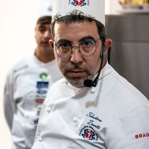Taormina food expo 2023 - Cooking show - Sgombro in foglia di fico