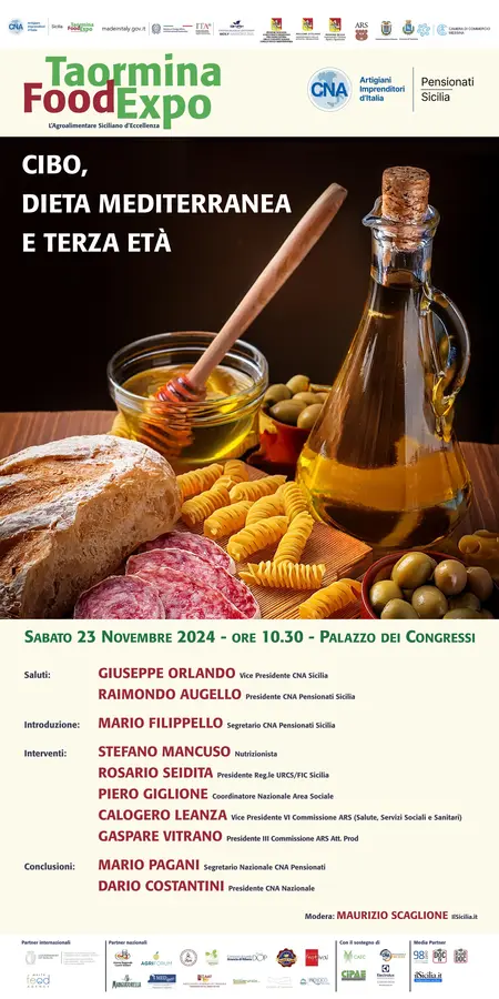 Cibo, dieta mediterranea e terza età