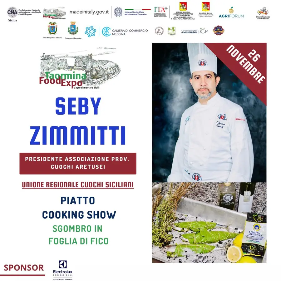 Piatto Cooking Show -  Sgombro in Foglia di Fico