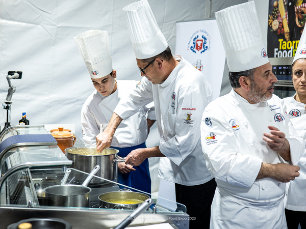 Taormina food expo 2023 - Cooking show - Macco con le fave