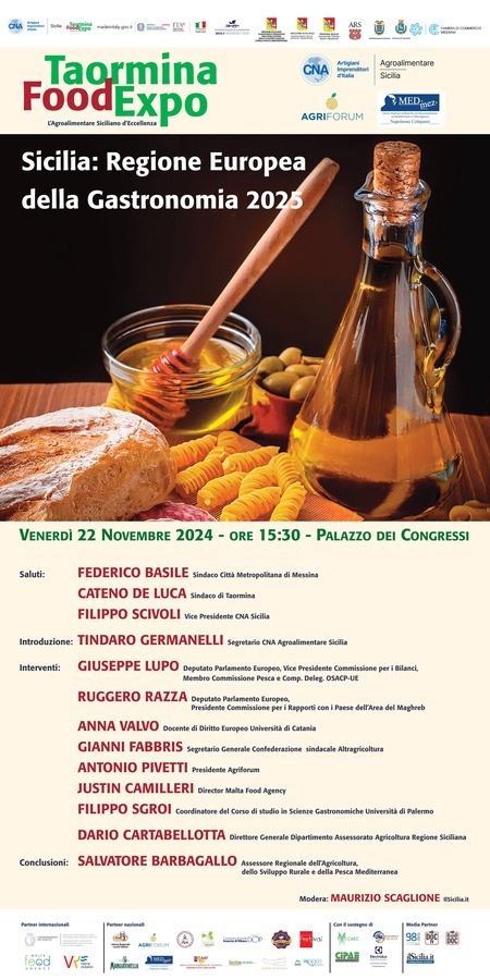 Sicilia: Regione Europea della Gastronomia 2025