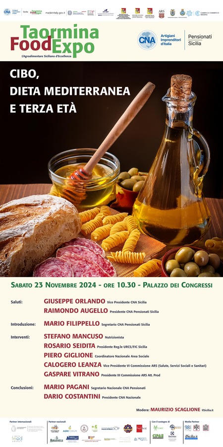 Cibo, dieta mediterranea e terza età