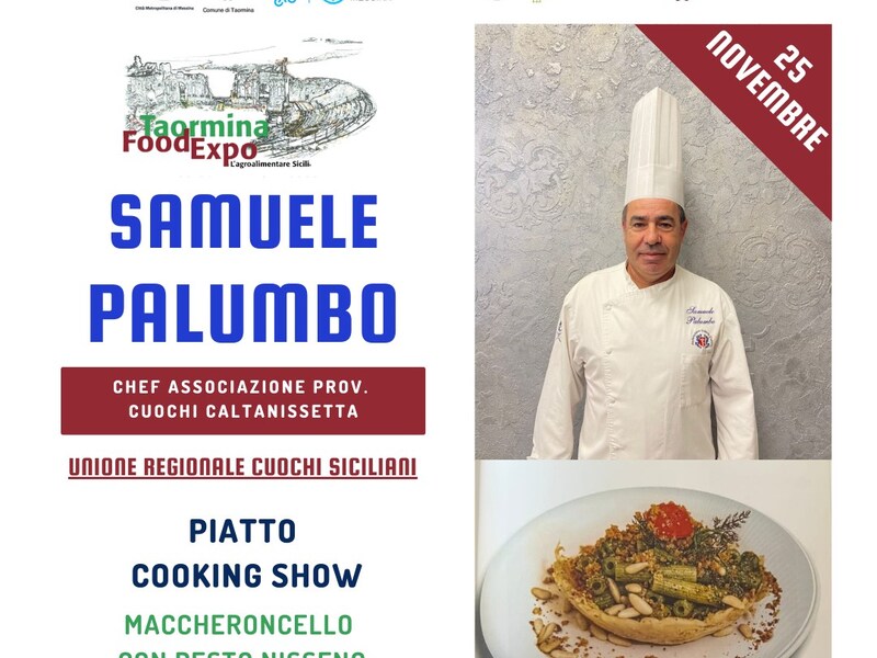 Piatto Cooking Show - Maccheroncello con Pesto Nisseno 