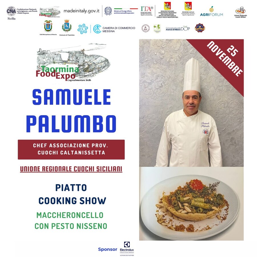 Piatto Cooking Show - Maccheroncello con Pesto Nisseno 