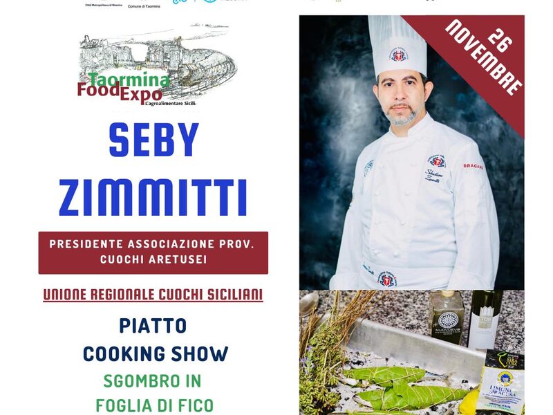 Piatto Cooking Show -  Sgombro in Foglia di Fico