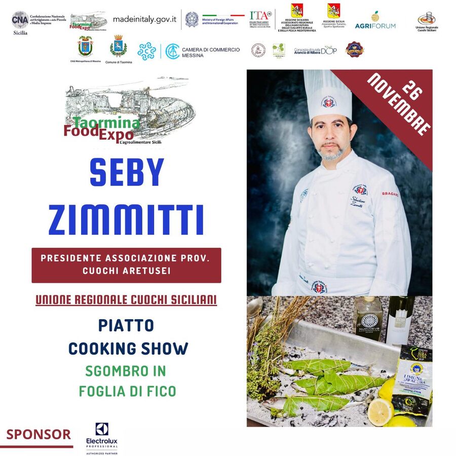 Piatto Cooking Show -  Sgombro in Foglia di Fico